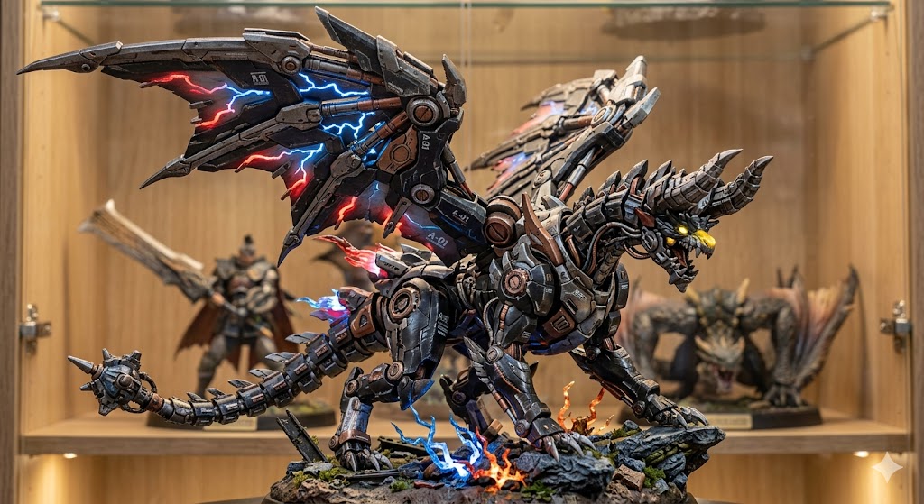 Mech-Alatreon: The Blazing Black Dragon Automaton